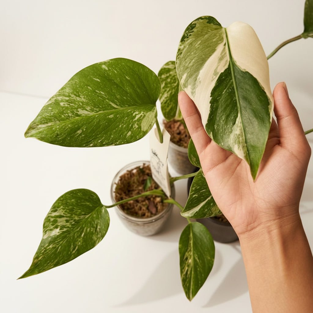 Monstera Deliciosa Albo Variegata